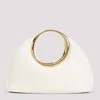 Jacquemus Womens Le Petit Calino Cotton Top-handle Bag Croco Beige In Light Ivory