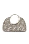 Jacquemus Small Calino Snake-embossed Leather Top Handle Bag In Beige