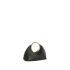 Jacquemus Women Le Petit Calino Leather Clutch In Black