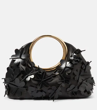 Jacquemus Tote Le Petit Calino Brode In Black