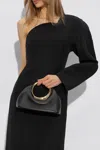 Jacquemus Small Calino Leather Top Handle Bag In Black