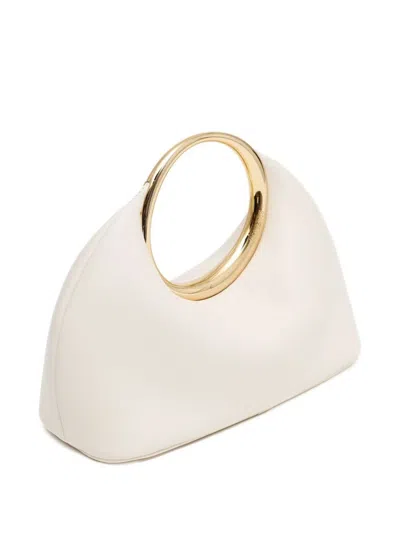 Jacquemus Le Petit Calino Leather Clutch In White