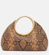 Jacquemus Le Petit Calino Leather Top Handle Bag In Brown