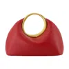Jacquemus Le Petit Calino Ring Leather Top-handle Bag In Red