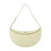 Jacquemus Small Ovalo Leather Bag In Dusty Yellow Women