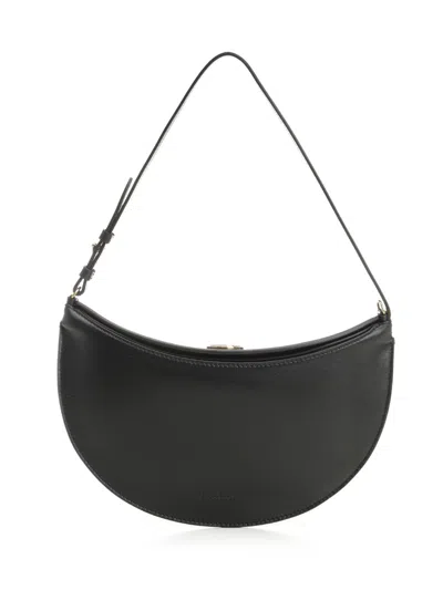 JACQUEMUS LE PETIT CALISSO ROND SHOULDER BAGS BLACK
