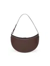 Jacquemus Le Petit Calisso Round Leather Shoulder Bag In Brown