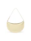 Jacquemus Small Ovalo Leather Bag In Dusty Yellow Women In Yellow