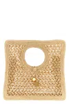 Jacquemus 'le Petit Carré Spiaggia' Handbag In Sand