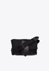Jacquemus Womens La Banane Bambino Woven Belt Bag Black In Black