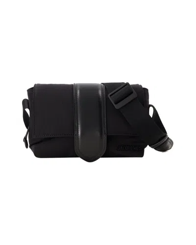 Jacquemus Le Petit Messenger Bambino Crossbody -  - Cotton - Black