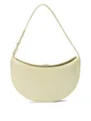 Jacquemus Small Ovalo Leather Bag In Dusty Yellow Women In Yellow