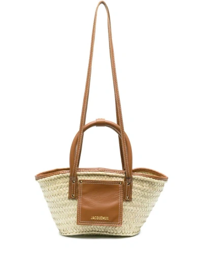 Jacquemus Le Petit Panier Soli In Brown