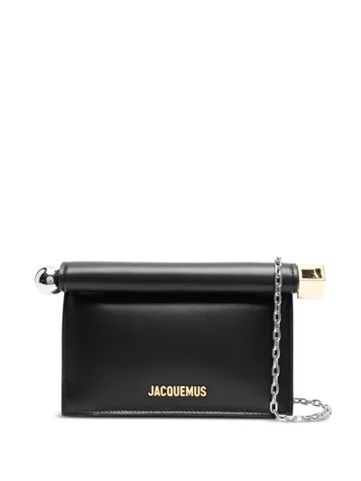 Jacquemus Le Petit Pochette Rond Carrè Bag Woman Black
