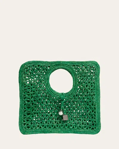 JACQUEMUS LE PETIT RAFFIA TOP-HANDLE BAG