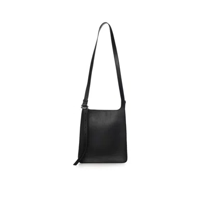 Jacquemus Le Petit Tablier Leather Bag In Black
