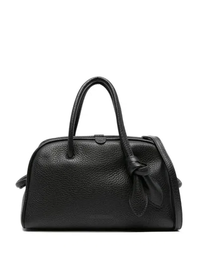 Jacquemus Le Petit Tourism Bags In Black