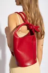 Jacquemus Le Petit Tourni Bucket Bag In Red
