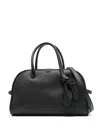 Jacquemus Le Petit Turismo Leather Top Handle Bag In Black
