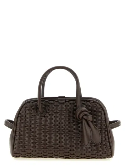 Jacquemus Le Petit Turismo Shoulder Bag Woven Handles In Pattern