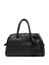 Jacquemus Le Petit Turismo Leather Top Handle Bag In Black