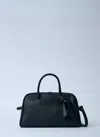 Jacquemus Le Petit Turismo Leather Top Handle Bag In Black