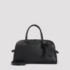 Jacquemus Small Turismo Grained Leather Top Handle Bag In Black