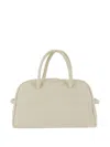 Jacquemus Ivory Turismo Small Duffle Bag In White