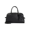 Jacquemus Small Turismo Grained Leather Top Handle Bag In Black