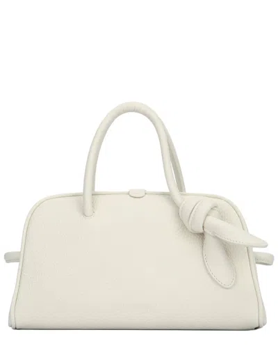 Jacquemus Le Petit Turismo Leather Shoulder Bag In White