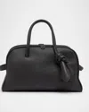 Jacquemus Le Petit Turismo Grain Leather Bag In Black
