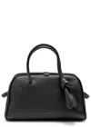 Jacquemus Le Petit Turismo Leather Top Handle Bag In Black