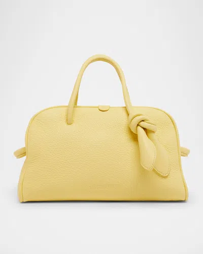 Jacquemus Le Petit Turismo Leather Top-handle Bag In Light Yellow