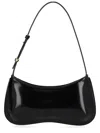 Jacquemus Versatile Shoulder Bag Adjustable Strap Smooth Finish In Black