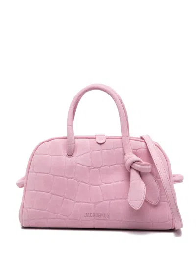 Jacquemus Le Petit Turismo Tote Bag In Pink