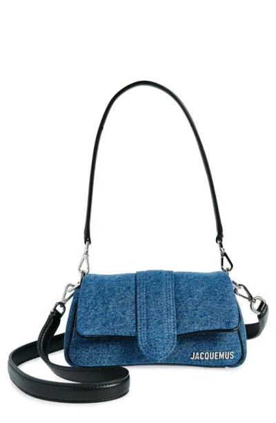 Jacquemus Le Bambimou Denim Shoulder Bag In Blue