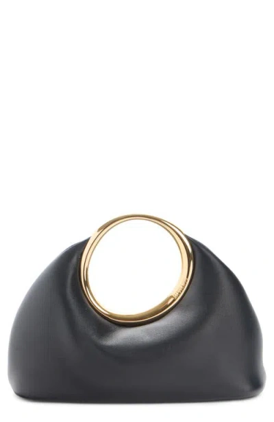 Jacquemus Le Petite Calino Leather Top Handle Bag In Black