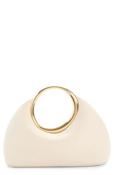 Jacquemus Le Petite Calino Leather Top Handle Bag In White