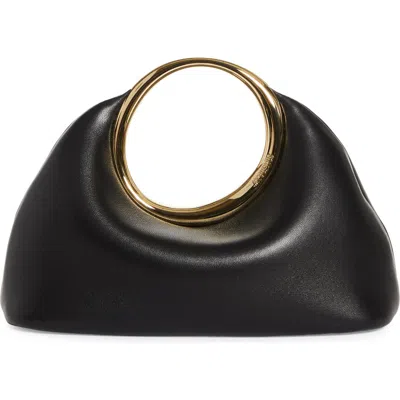 Jacquemus Le Petite Calino Leather Top Handle Bag In Black 990