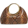Jacquemus Le Petite Calino Leather Top Handle Bag In Light Brown