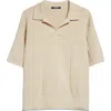 Jacquemus Le Polo Bacino Paneled Polo In Off-white
