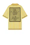 Jacquemus Stretch Viscose Blend Liga Polo Shirt In Light Yellow