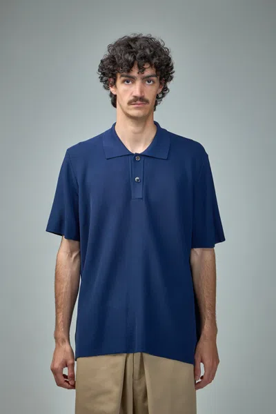 Jacquemus Le Polo Maille In Blue