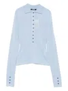 Jacquemus Le Polo Merino In Blue