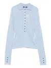 Jacquemus Le Polo Merino In Blue