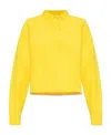 Jacquemus Le Polo Neve Polo Shirt In Yellow