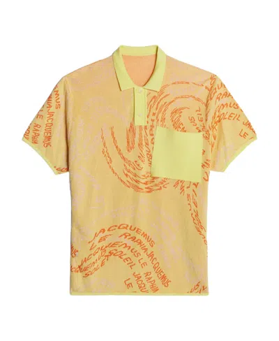 Jacquemus Le Polo Tordu Logo-jacquard T-shirt In Nude
