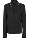 Jacquemus Le Polo Tricot ml In Black