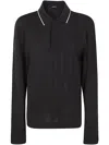 Jacquemus Le Polo Tricot ml In Black