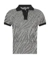 Jacquemus Gray La Casa 'le Polo Zebra' Polo In Black & White Zebra